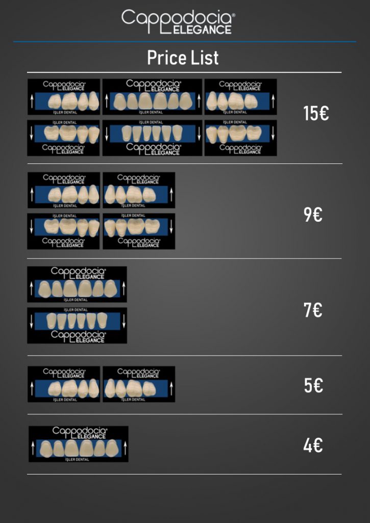 Price List İŞLER DENTAL
